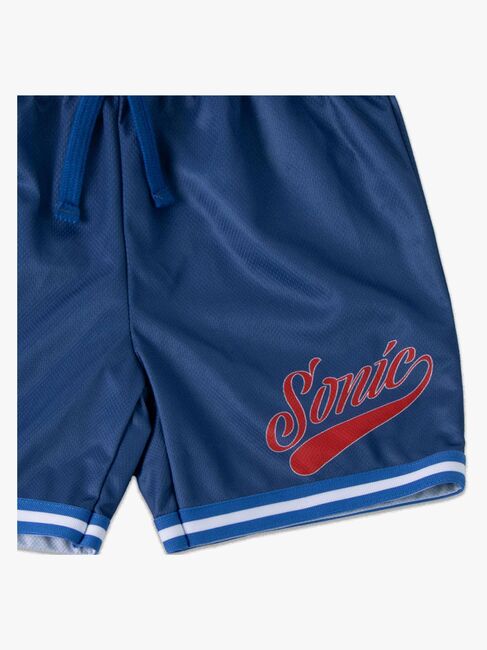 Sonic Tanktop & Shorts Sportsgrene Sæt, Blå/Rød