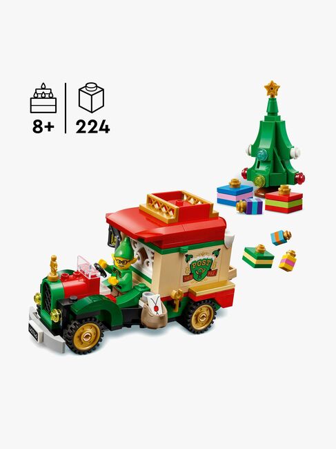 LEGO Iconic 40746 Julemandens pakkebil