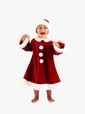 Den Goda Fen Julekjole med Nissehue