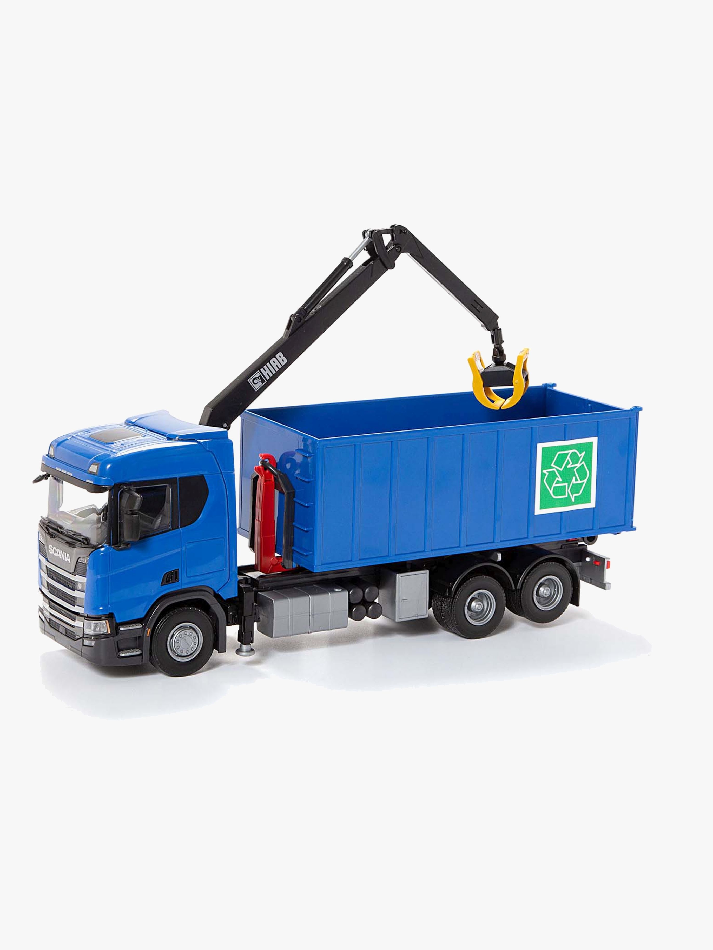 Emek Scania Skraldebil med Kran, Blå