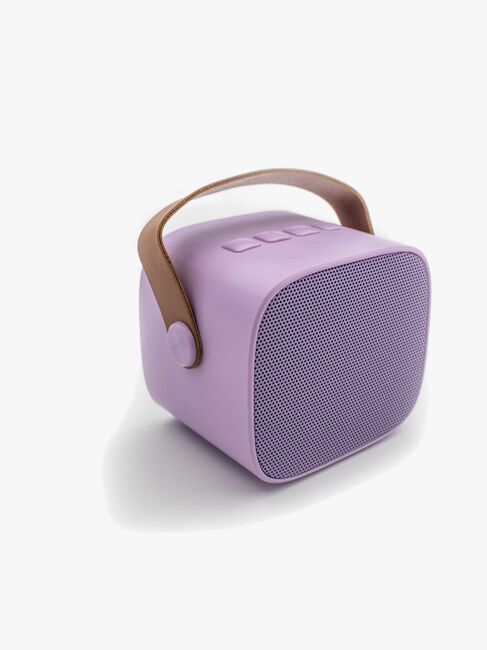 Lalarma Bluetooth-højttaler med Trådløs Mikrofon, Lilla