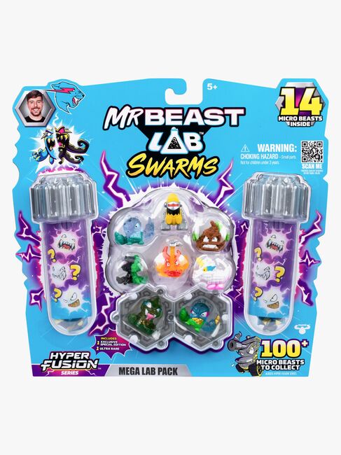 Beast Lab Swarms Samlerfigurer Hyper Fusion 14-pak