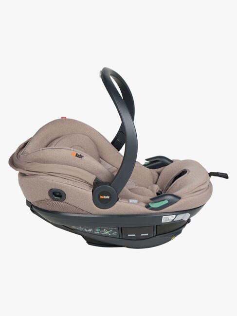 BeSafe Go Beyond 2 Autostol Baby, Dark Sand Soft Breeze