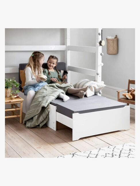 Hoppekids Sengemodul 80x200 cm, Hvid