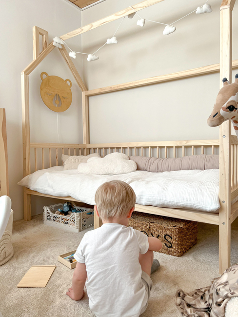 Minitude Nordic NOAH  Juniorseng 70x160, Natur