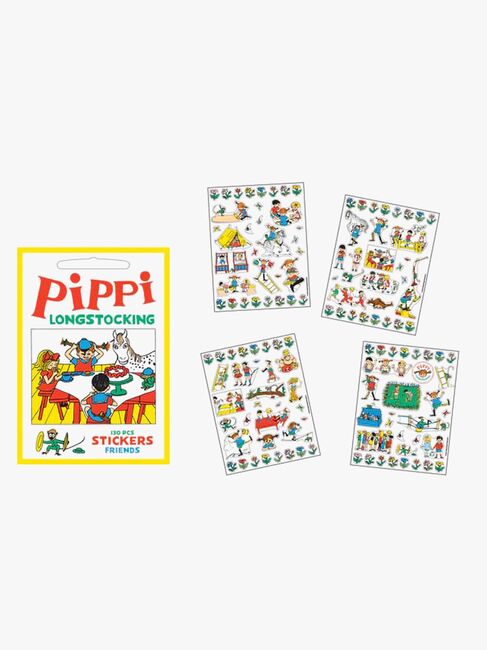 Barbo Toys Pippi Langstrømpe Klistermærker Venner 130 Stk.