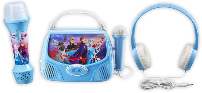 Disney Frozen 2  Karaokemaskine m. Høretelefoner & MP3