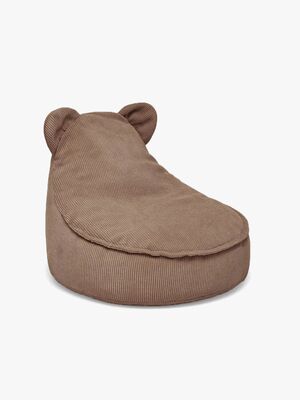Meowbaby Slimcord Sækkestol Teddy, Brown