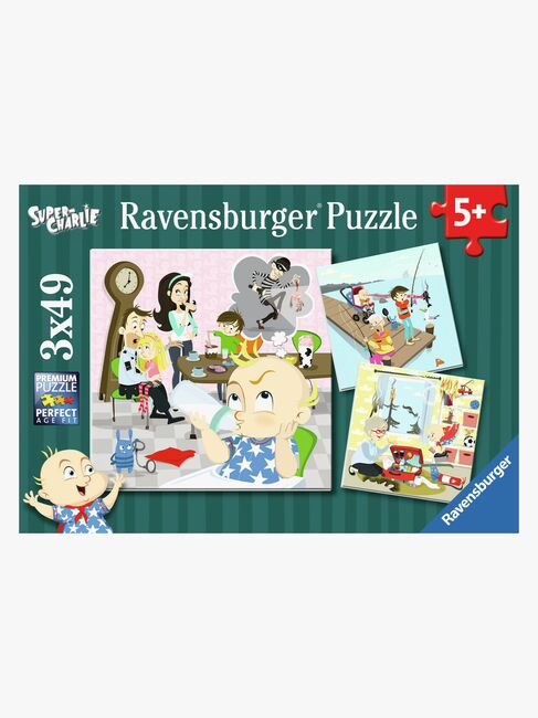 Ravensburger Puslespil Super Charlie 3-i-1