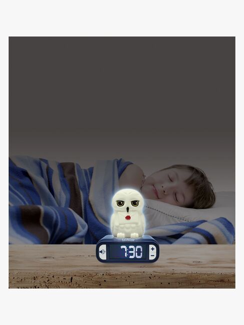 Harry Potter Hedwig Digitalt Vækkeur med Natlampe