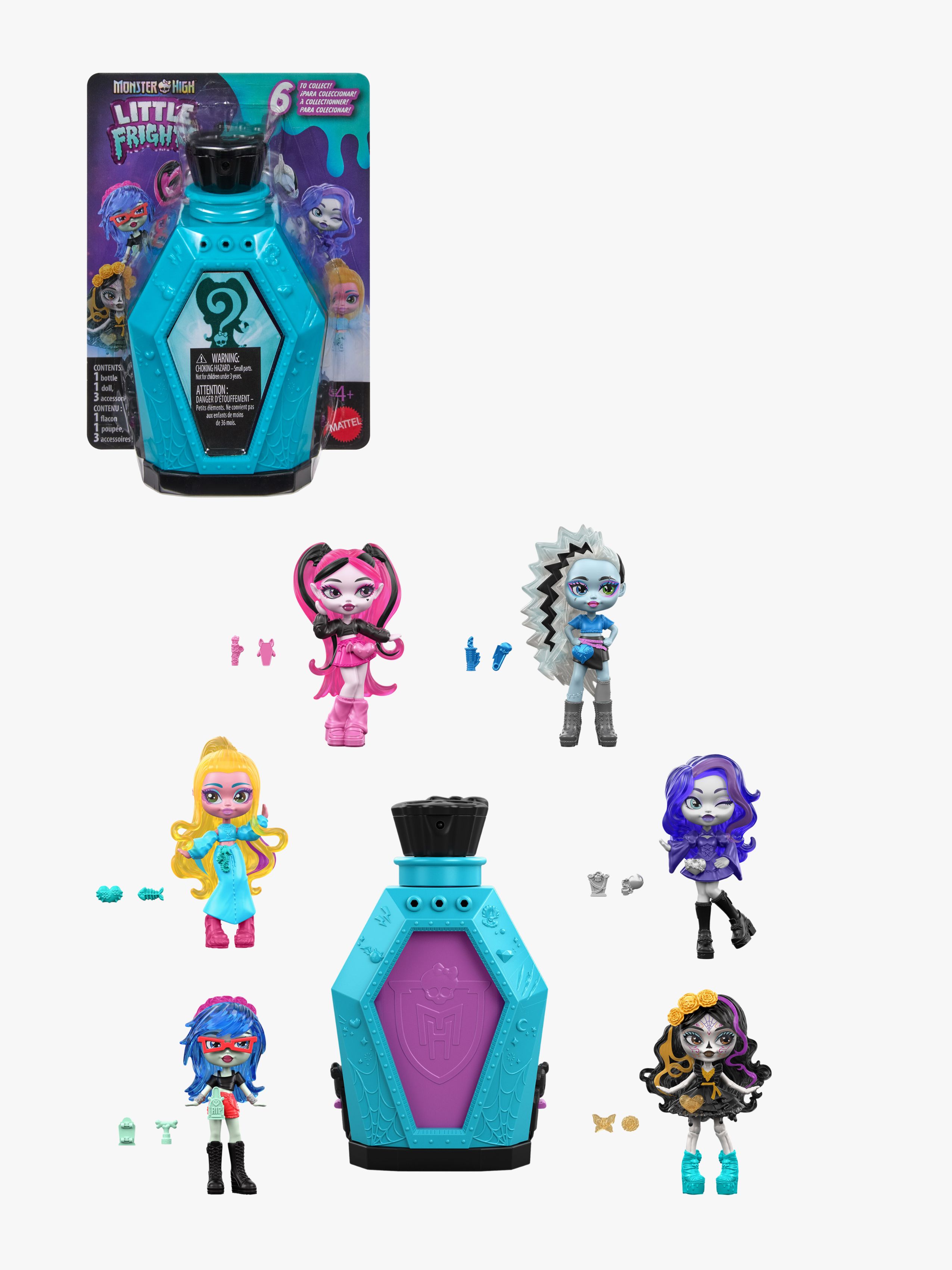 Monster High Little Frights Coffin Assorteret