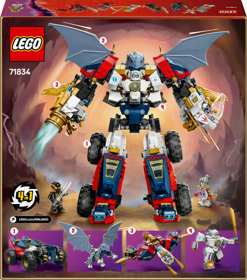 LEGO Ninjago 71834 Zanes ultrakombirobot