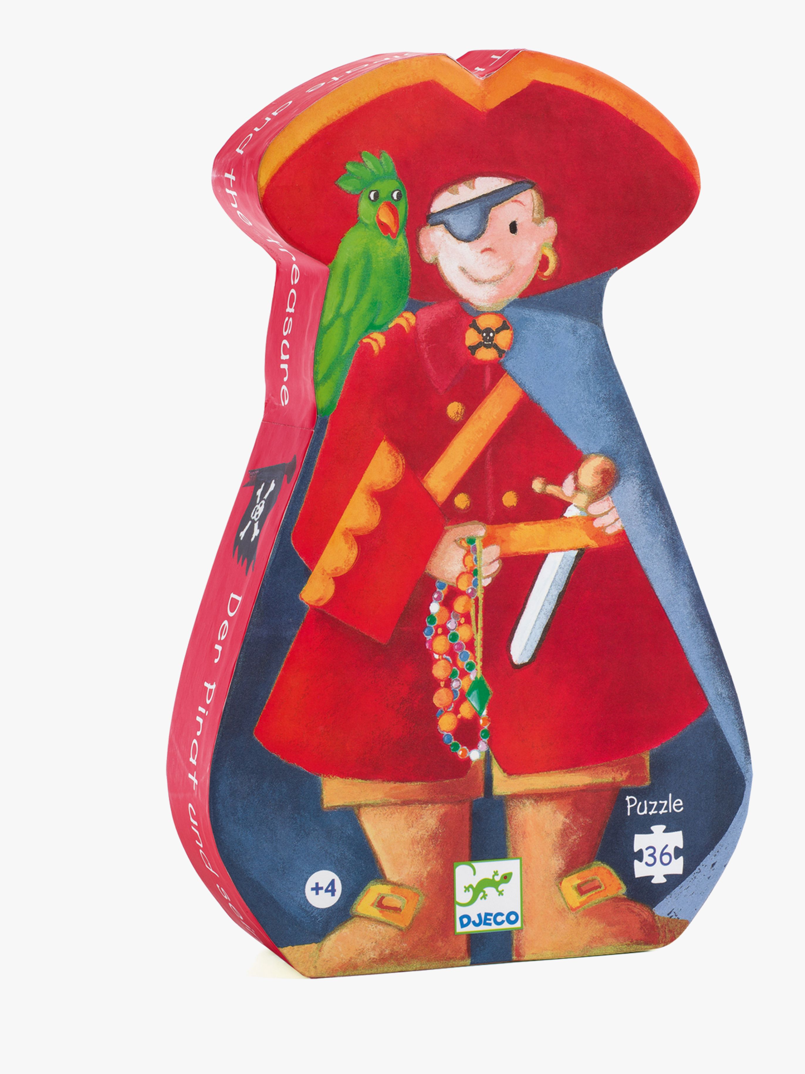 Djeco Puslespil Piratskat 36 Brikker