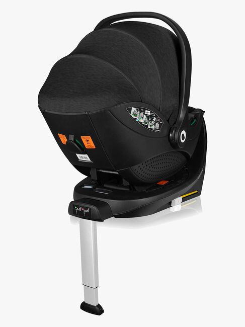 Lionelo Moxie i-Size Autostol Baby inkl. Base, Black Carbon