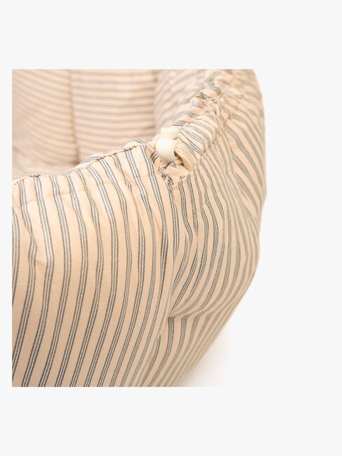 Play&Go Organic Bloom Legetæppe, Stripes Blue