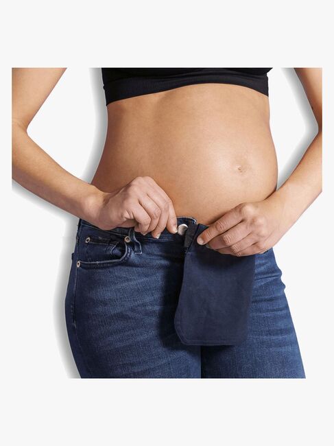 Carriwell Flexi-Belt, Eco, Hvid/Sort