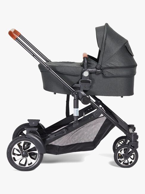 Beemoo Maxi 4 Twin Søskendevogn inkl. Søskendeklapvognsdel, Black/Black