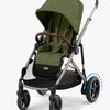 Cybex e-GAZELLE S Klapvogn, Taupe/Moss Green