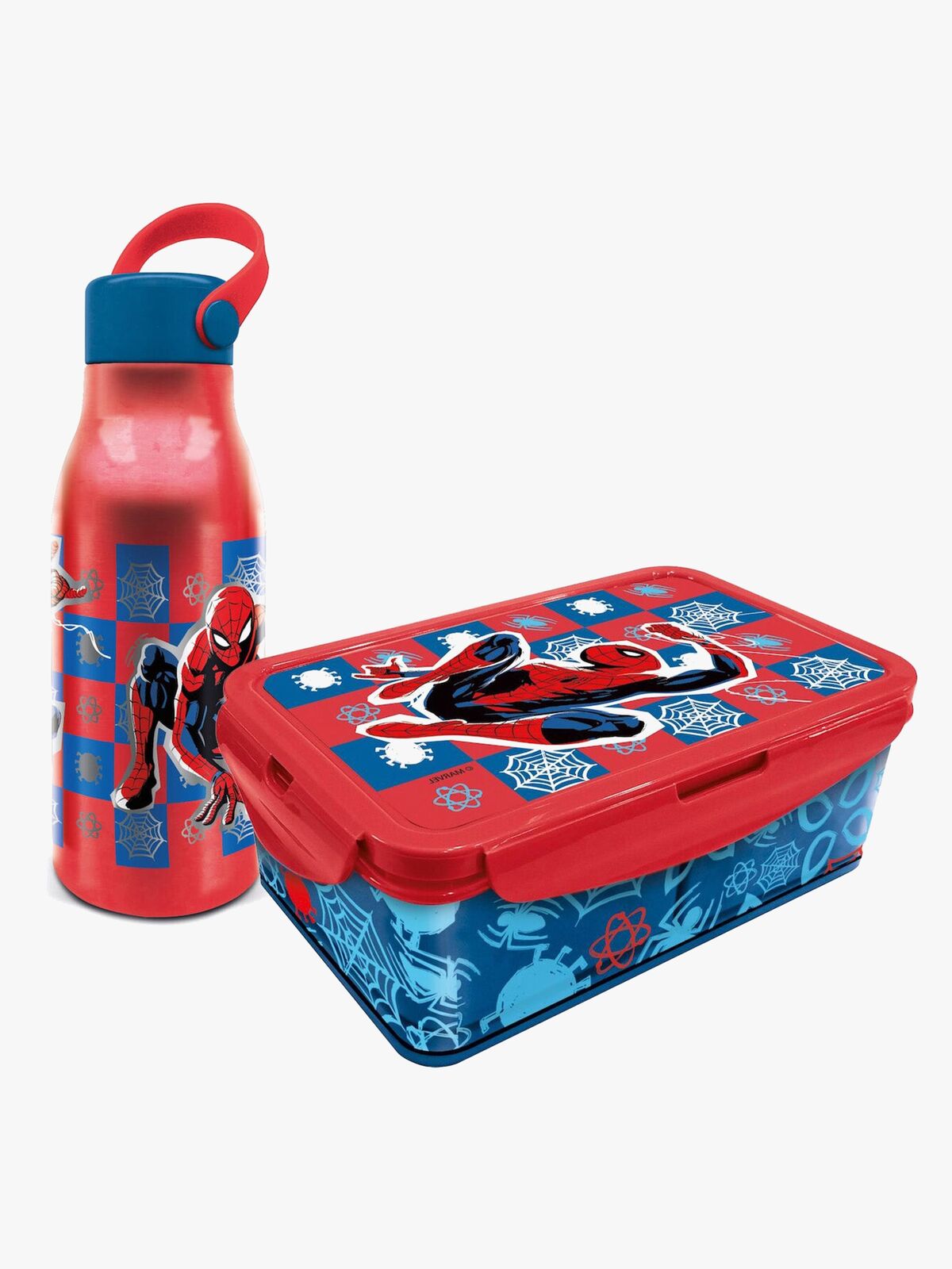 Marvel Spiderman Madkasse og Flaske, Red
