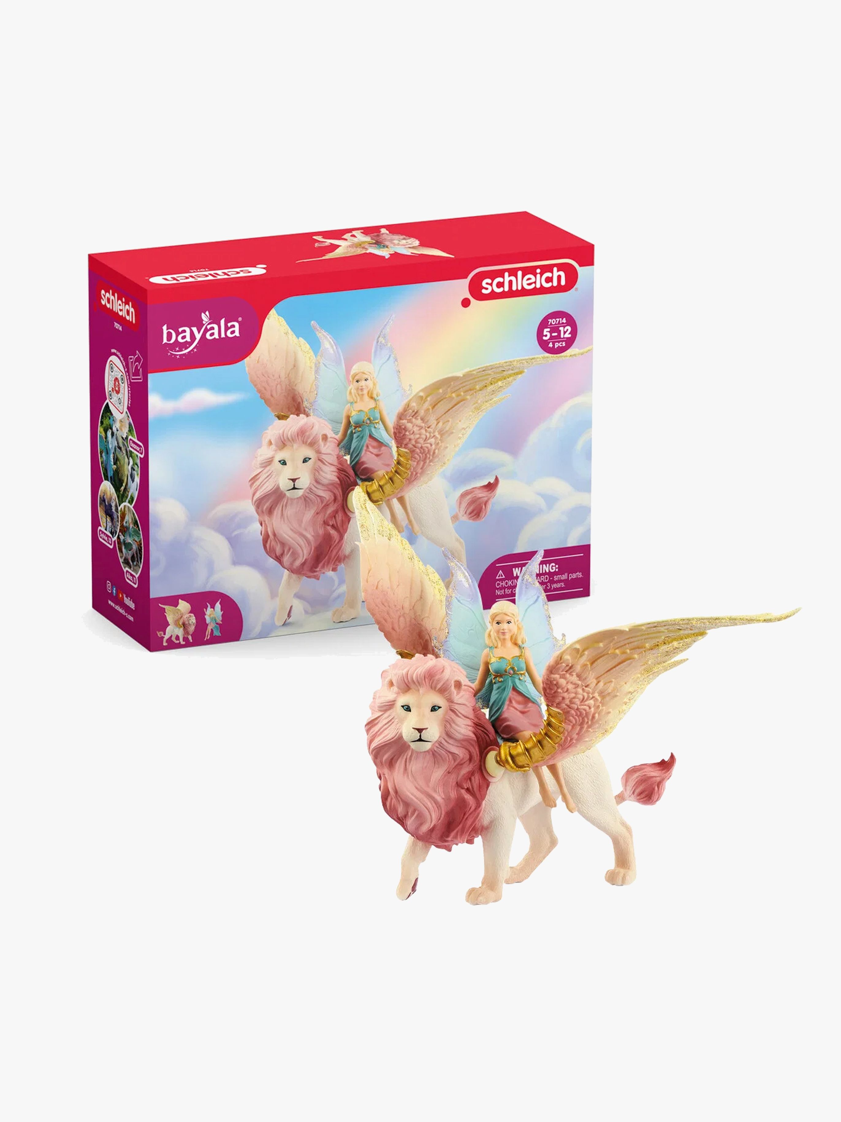 Schleich 70714 Fairy in Flight on Winged Lion Figursæt