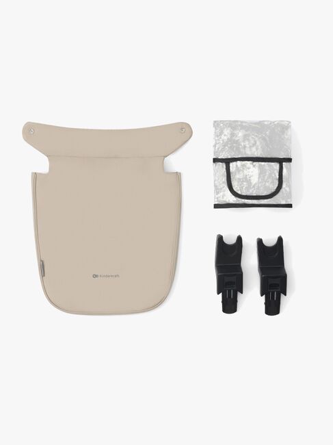 Kinderkraft 3-i-1 NEWLY Kombivogn Travelsystem, Sand Beige