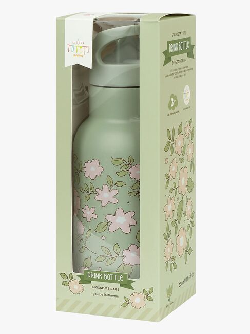 A Little Lovely Company Drikkedunk Blomster Salvie 350 ml, Grøn