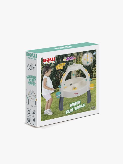 Dolu Fun Fountain Sand & Water Legebord, Hvid