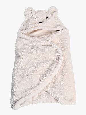 Mini Dreams Bjørn Svøbetæppe, Off White