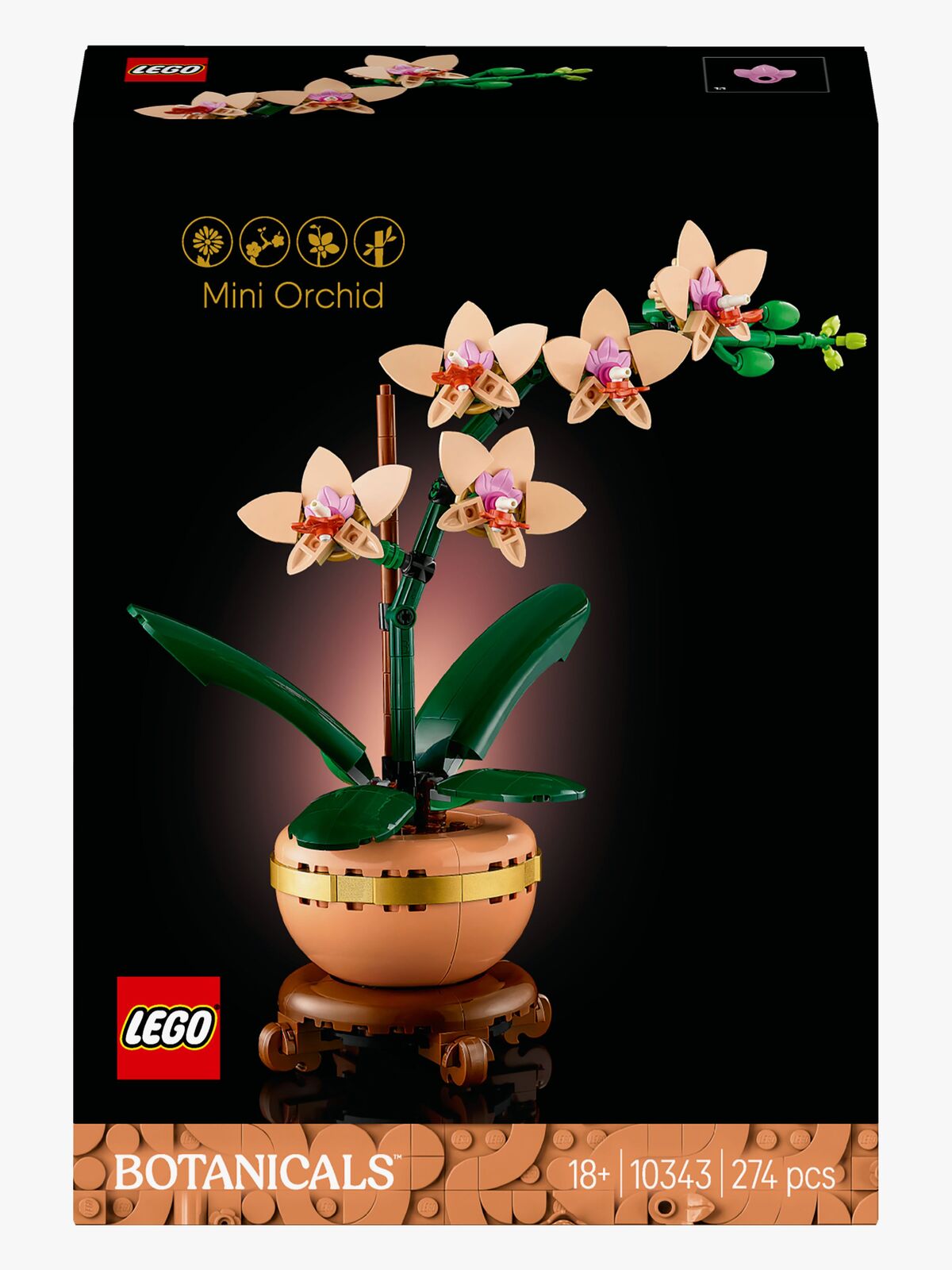 LEGO Botanicals 10343 Mini-orkidé