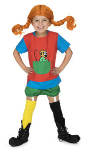 Pippi Langstrømpe Kostume Pippitøj 