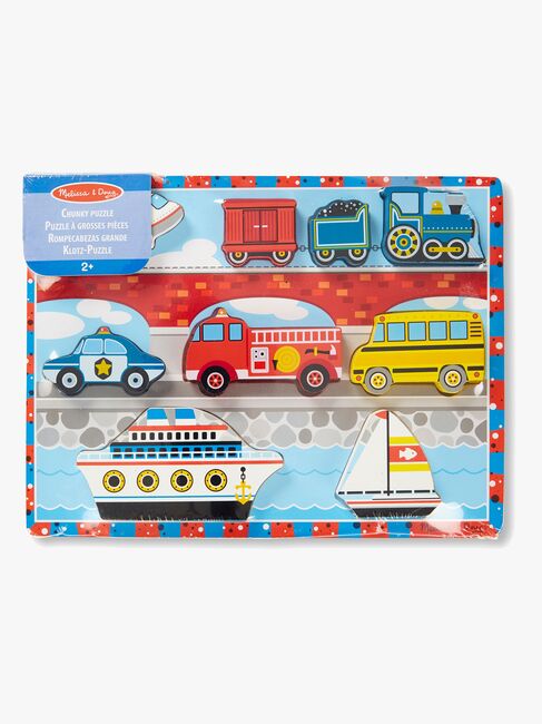 Melissa & Doug Puslespil Biler 9 Brikker