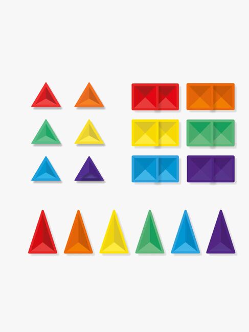 Connetix Magnetiske Byggeklodser Rainbow Mini Pack 24 Dele