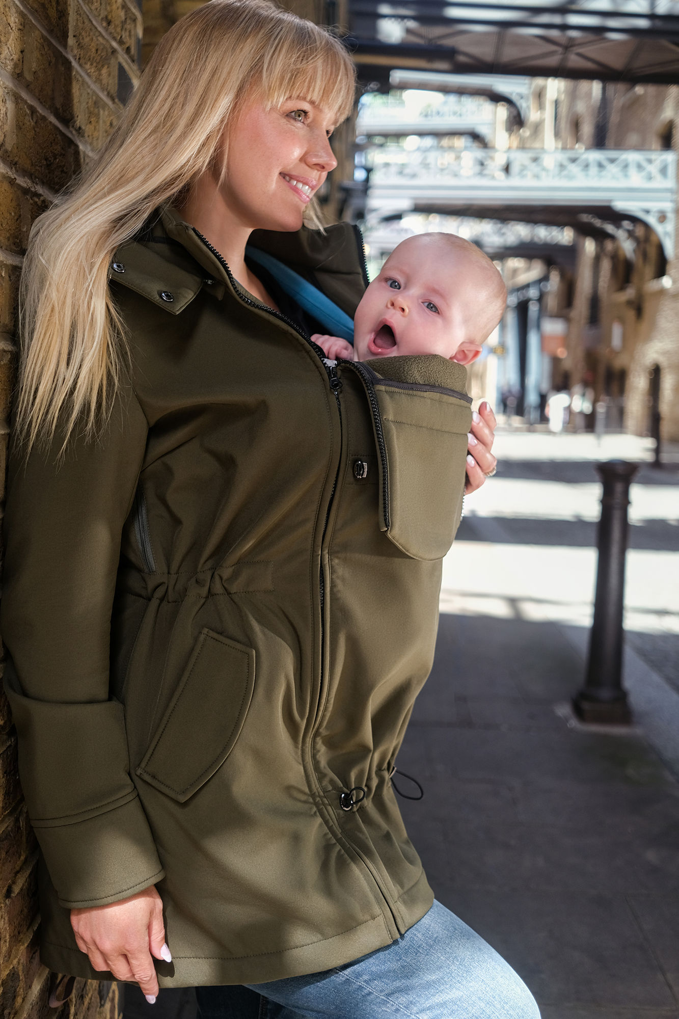Wombat Softshell Bærejakke, Green XXL
