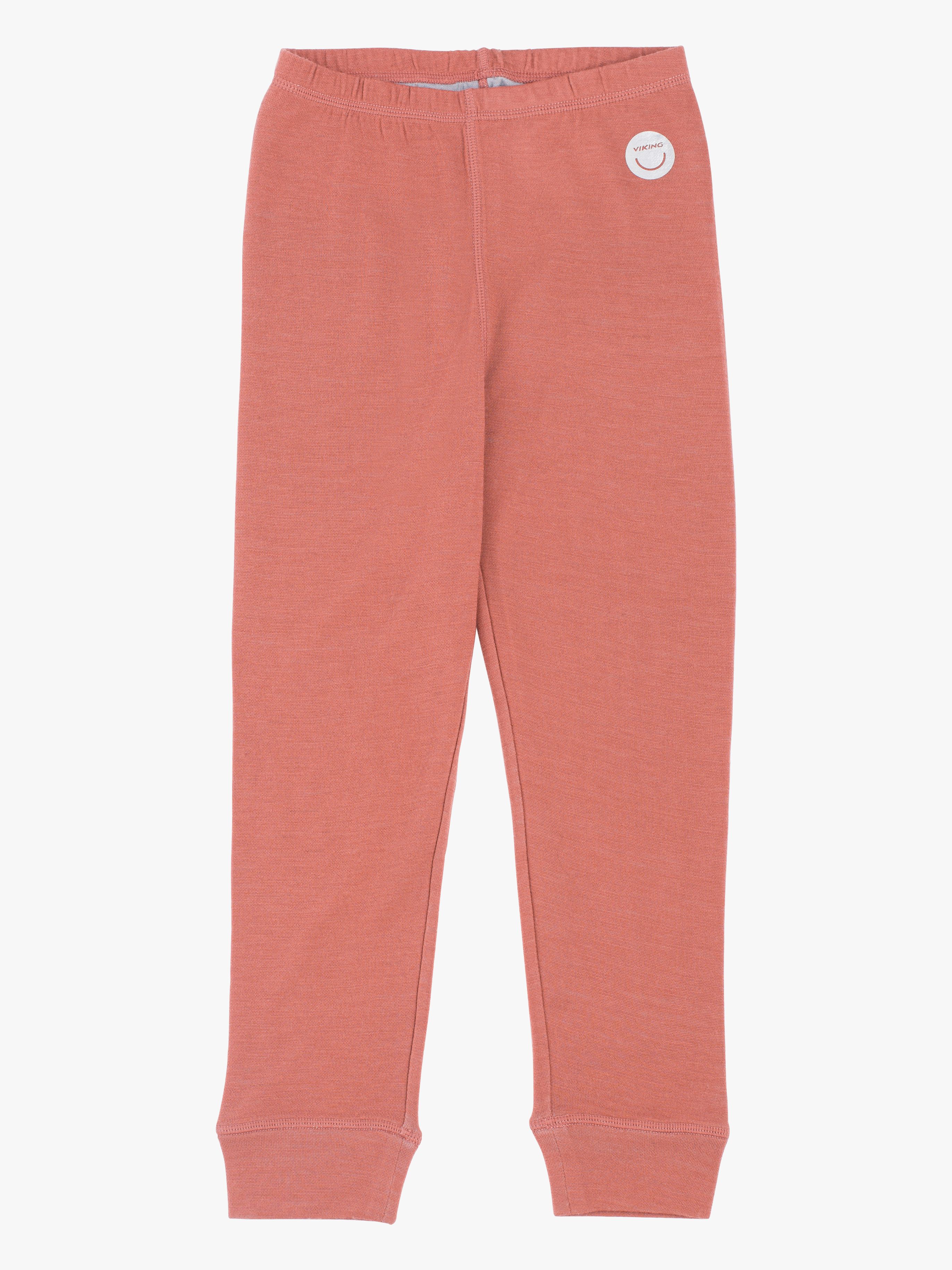 Viking Soft Merino Lange Underbukser Merinomix, Pink, 86