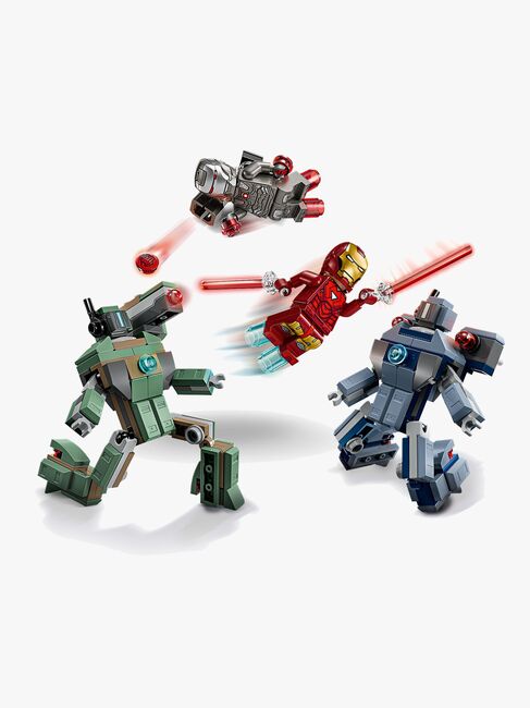 LEGO Super Heroes 76320 Iron Man og War Machine mod Hammer-droner