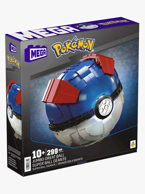 Mega Pokémon Byggesæt Jumbo Great Ball, 299 dele