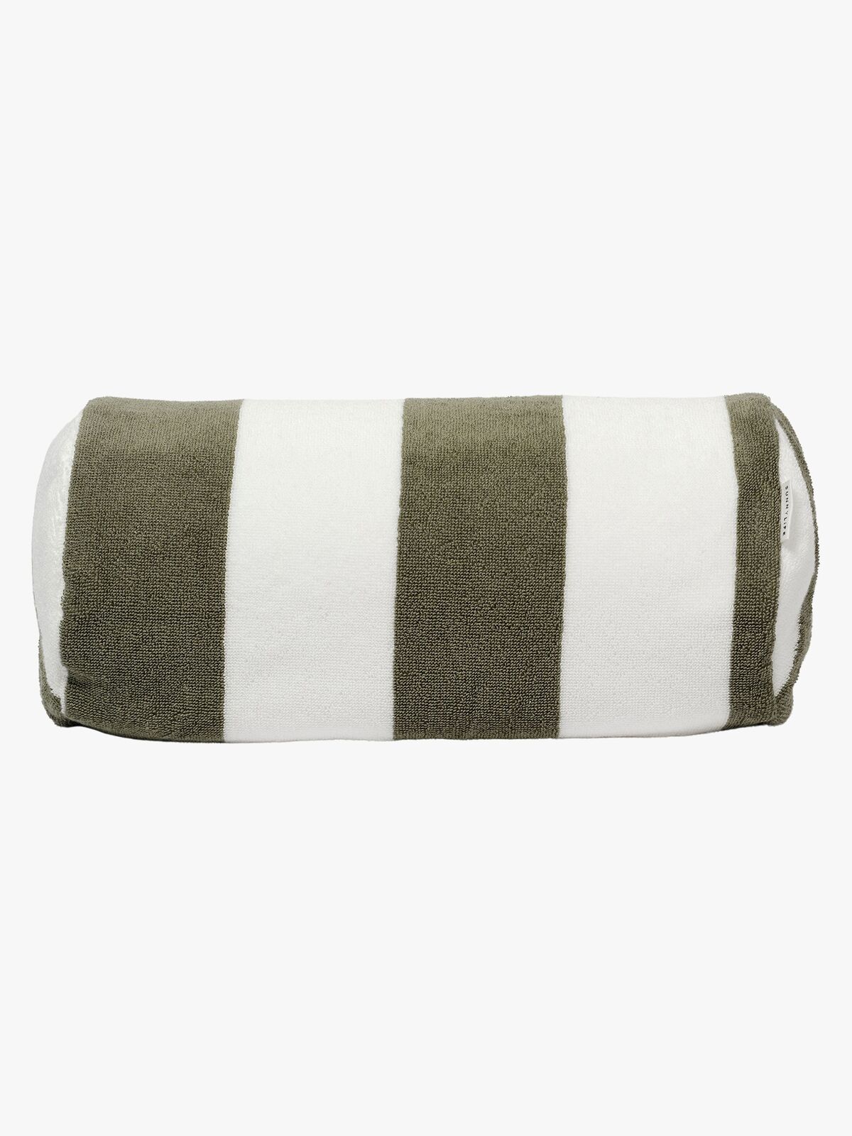 SUNNYLiFE  Oppustelig Strandpude, The Vacay Olive Stripe