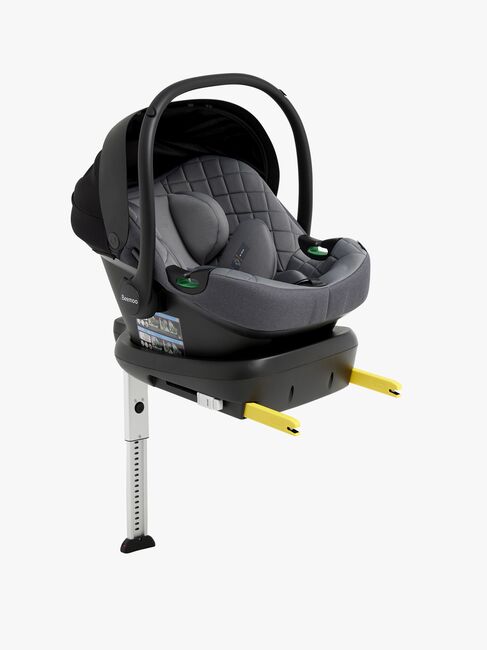 Beemoo Route i-Size Autostol Baby inkl. ISOFIX Base, Mineral Grey