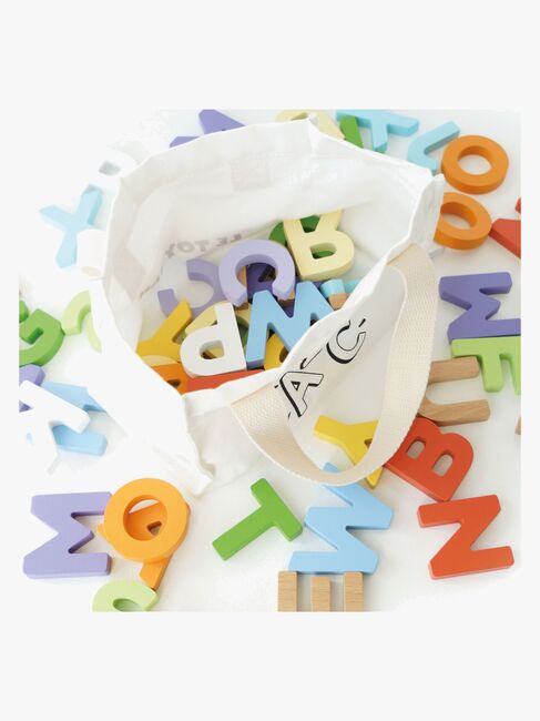 Le Toy Van Bogstavsæt med Pose 60 Stk.