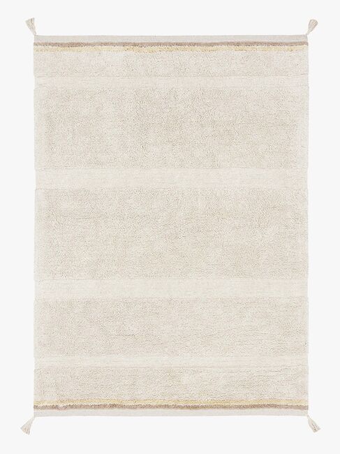 Lorena Canals  Vaskbart Gulvtæppe 90x130 Bloom, Natural