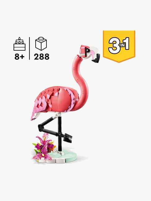 LEGO Creator 31170 Vilde dyr: Pink flamingo