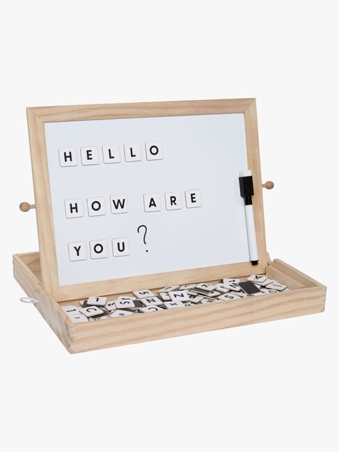 Jabadabado Leg- og Lær-kasse med Bogstaver & Tal