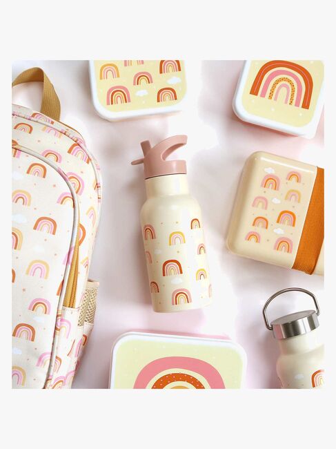 A Little Lovely Company Drikkedunk Regnbuer 350 ml, Beige