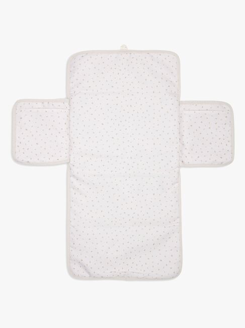 Jollein Cloudy Rib Pusleunderlag med Opbevaringslommer, Oatmeal