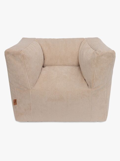 Jollein Sækkestol Fremstillet Af Kraftig Fløjl, Natural