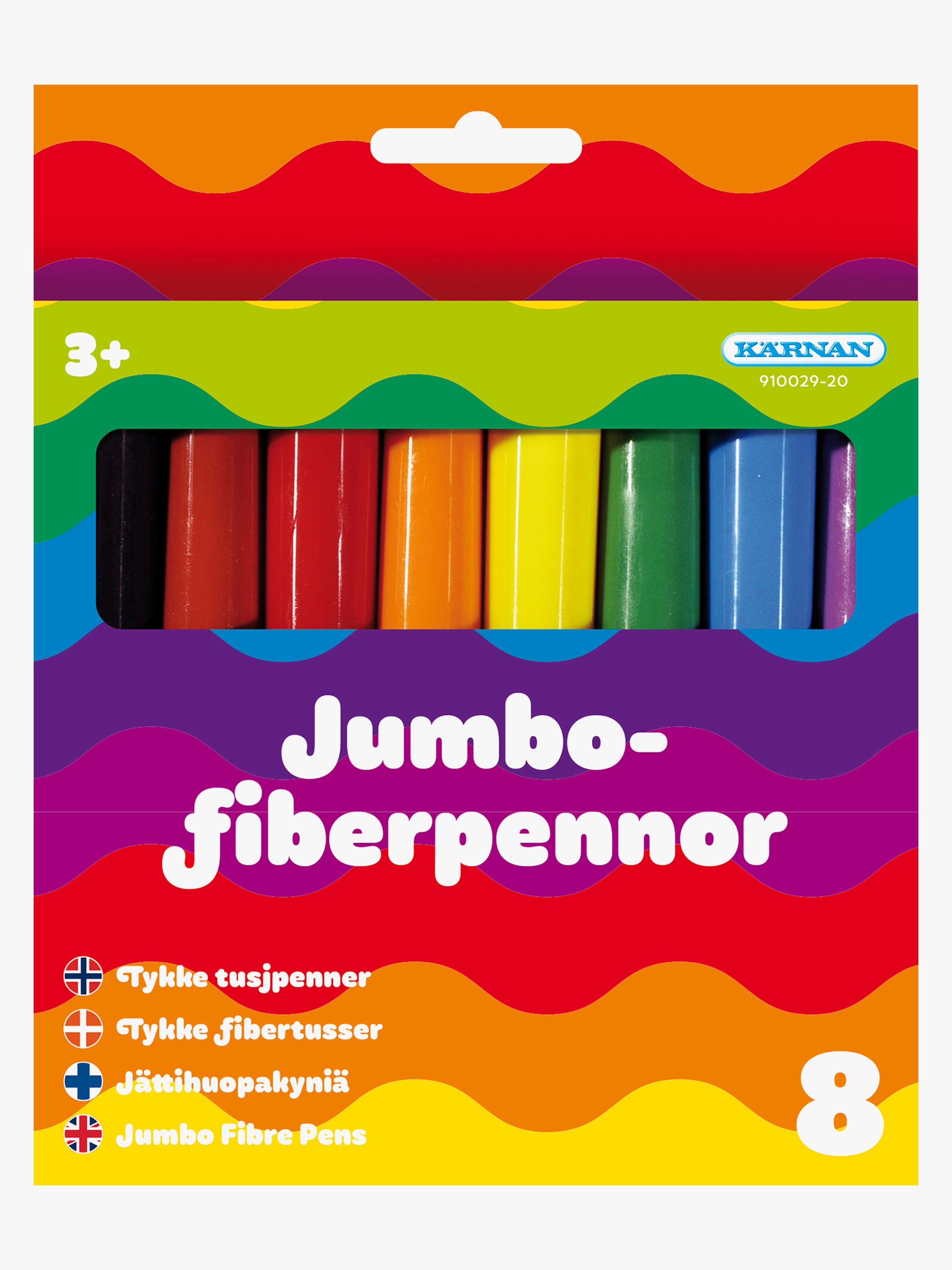 Egmont Kärnan Tuscher Jumbo 8 stk
