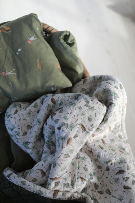 Elsa Beskow Tomtebobarnen Sengesæt 150 x 210, Grøn