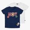 Luca & Lola San Marino T-Shirt 2-pak, Navy/White