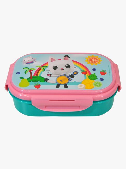 Gabby's Dollhouse Madkasse med Bestik, Blå/Pink