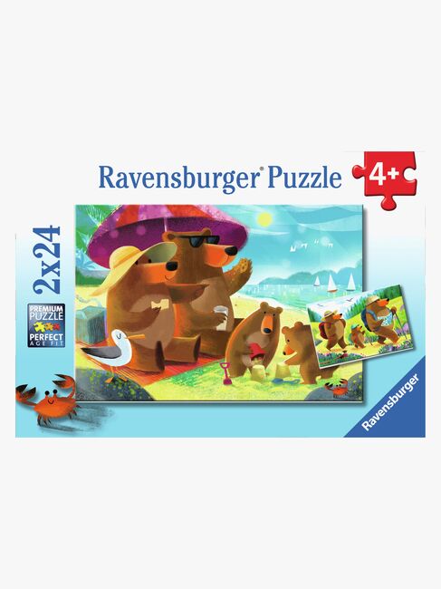Ravensburger Bjørnefamilien Puslespil 2x24 Brikker